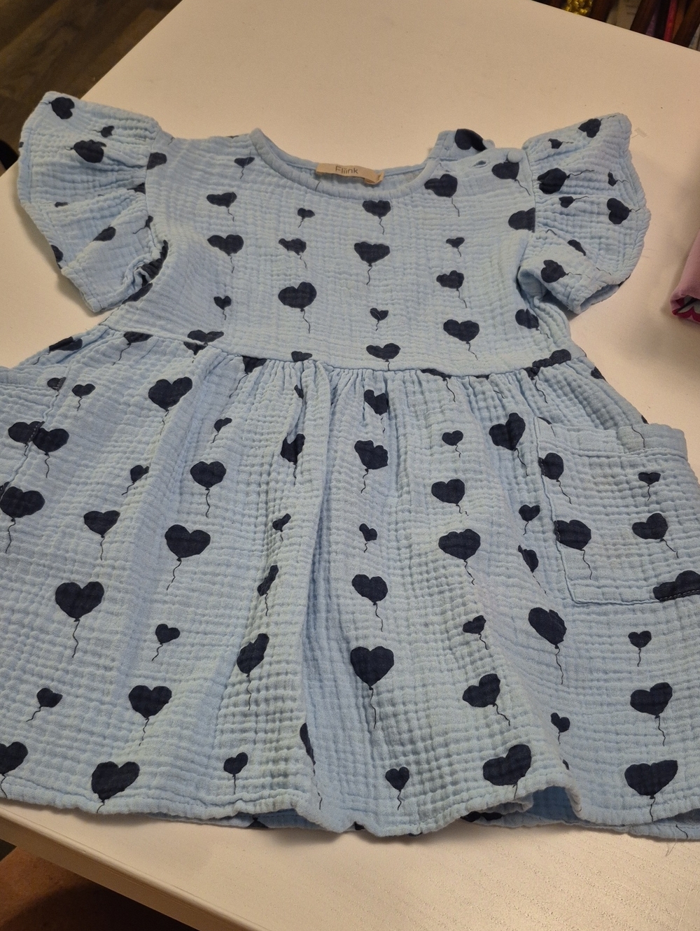 Girls 100% Cotton Dress- Fliink